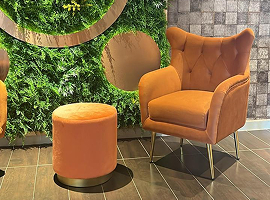 Lounge Chair with Ottoman